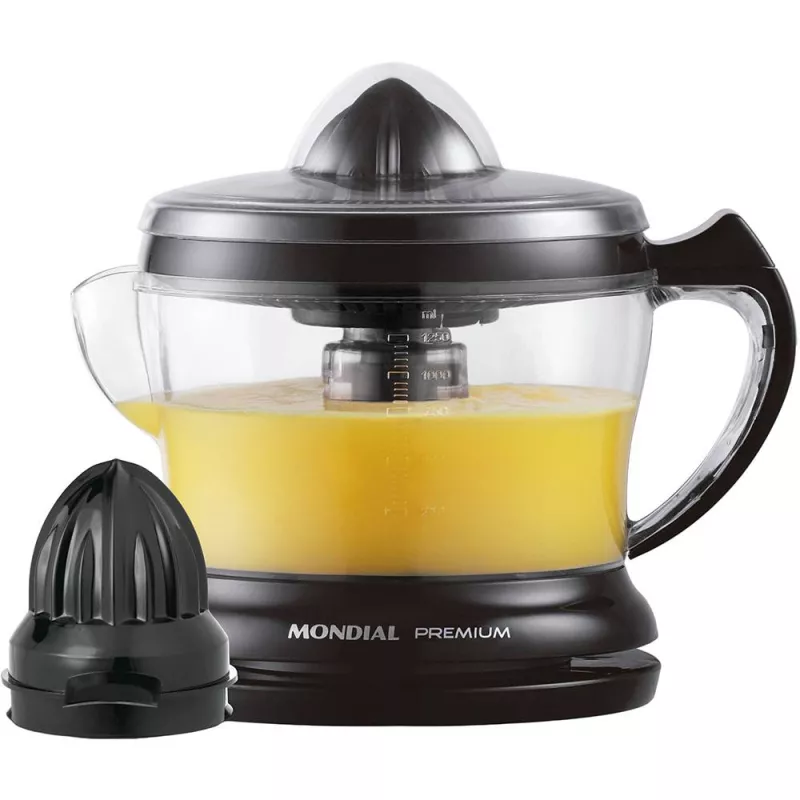 Espremedor De Frutas   30w Premium E02 Preto Mondial