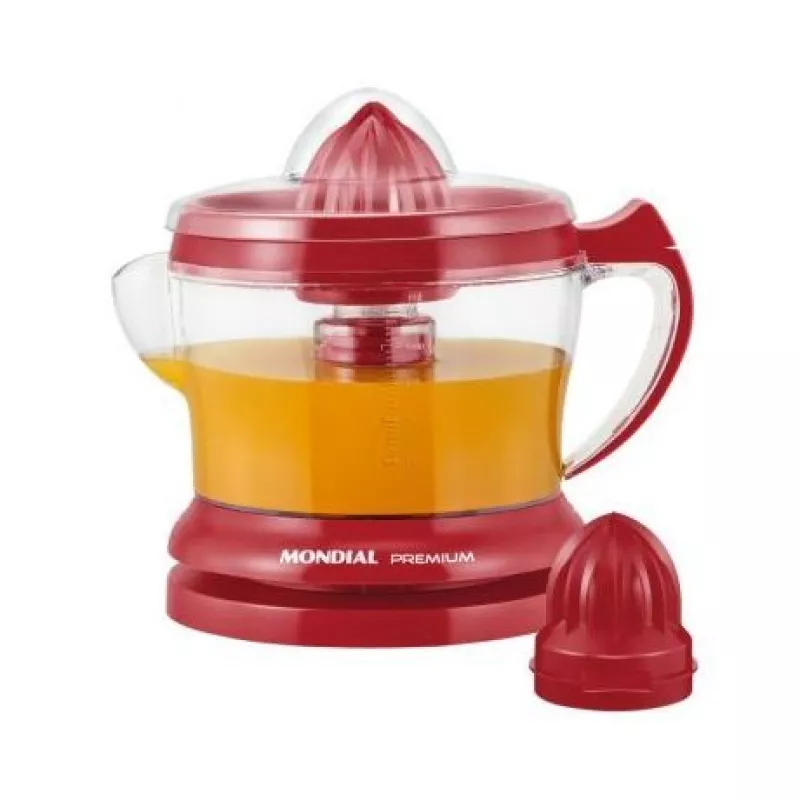 Espremedor De Frutas   30w Premium E23 Vermelho Mondial