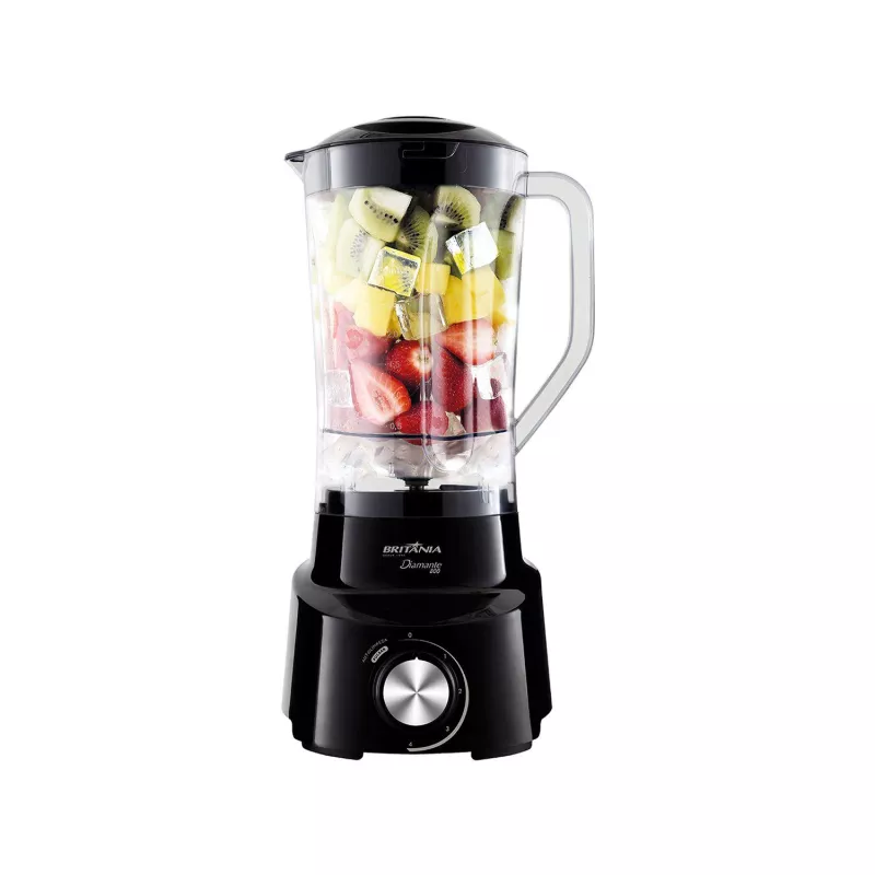 Liquidificador 04 Velocidades 1050w Diamante 800 Preto Britania