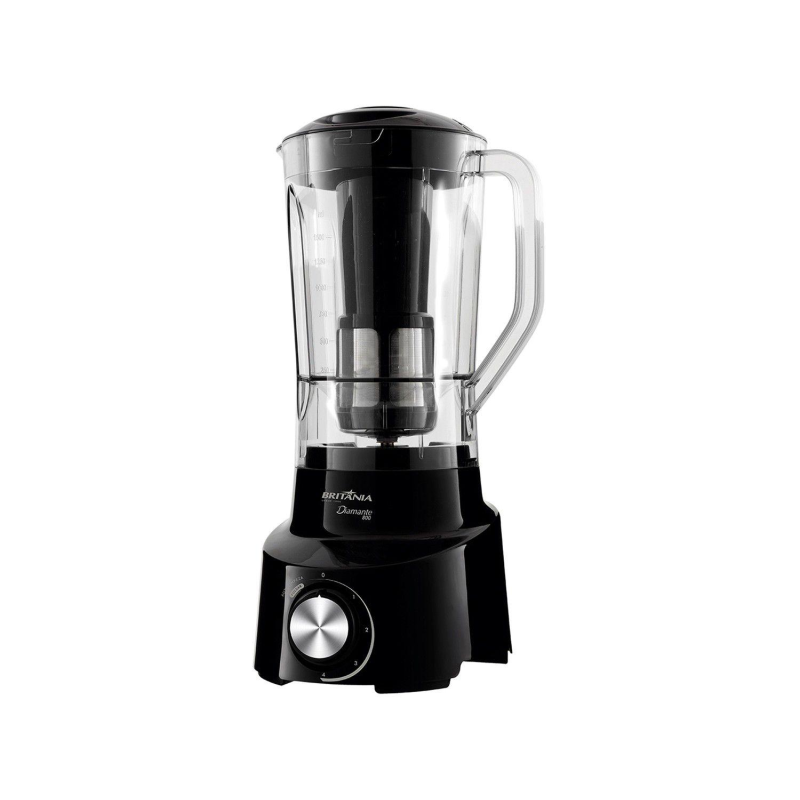 Liquidificador 04 Velocidades 1050w Diamante 800 Preto Britania