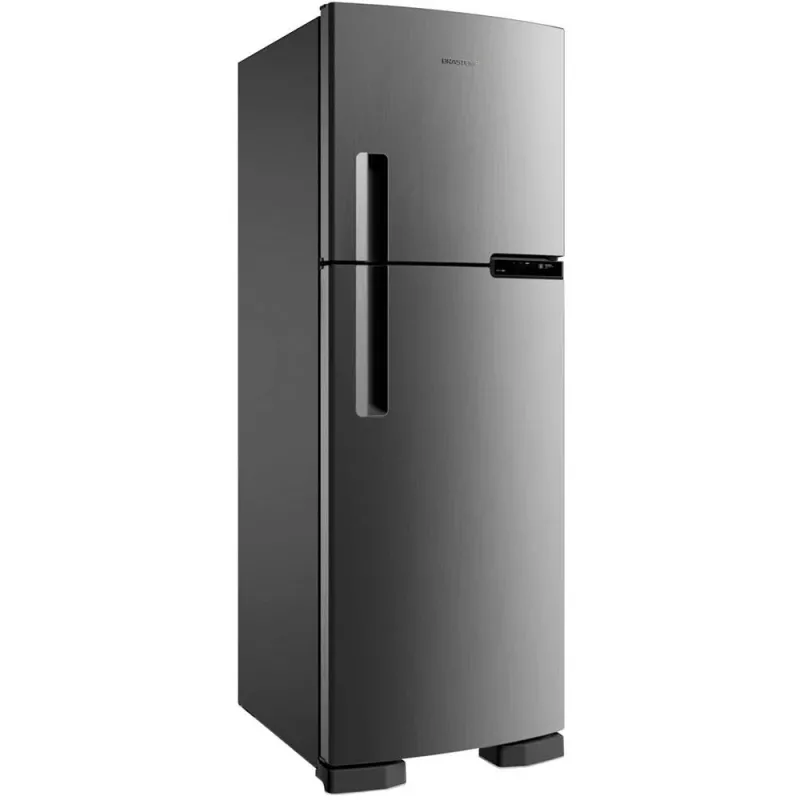 Refrigerador-geladeira frost free 2 portas 375l brm44 inox brastemp