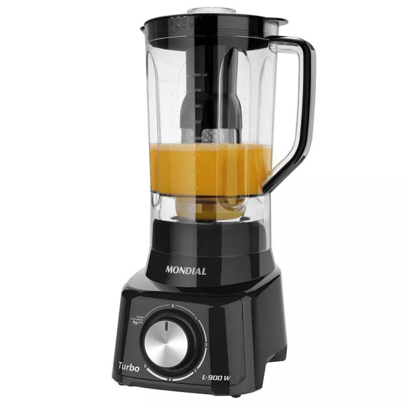Liquidificador 05 Velocidades   900w L900 Preto Mondial