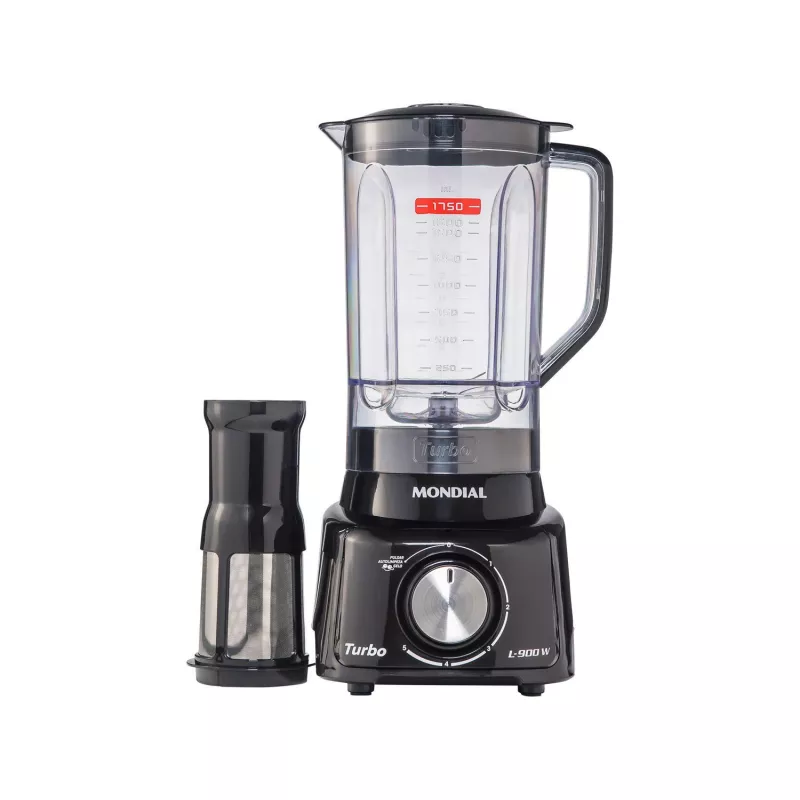 Liquidificador 05 Velocidades   900w L900 Preto Mondial