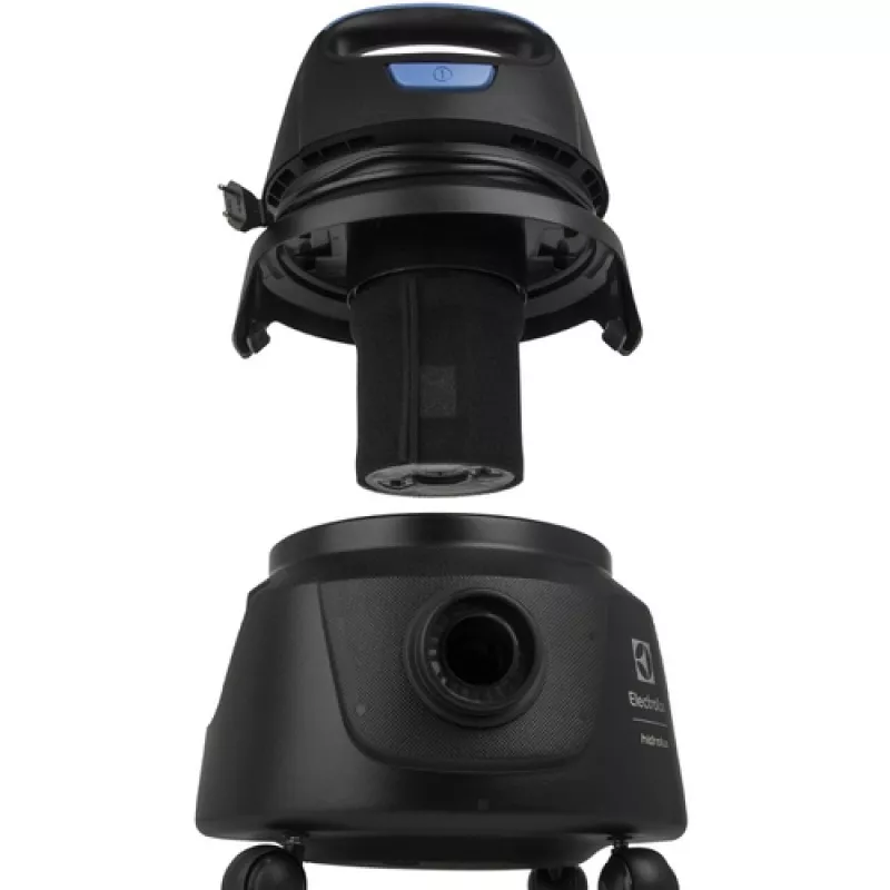Aspirador de agua e po   5l  1250w hidrolux preto