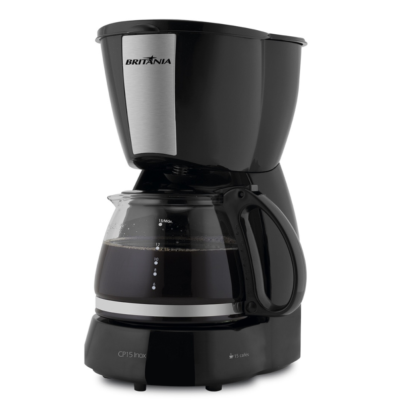 Cafeteira 15 Xícaras Cp15 Preta Britania