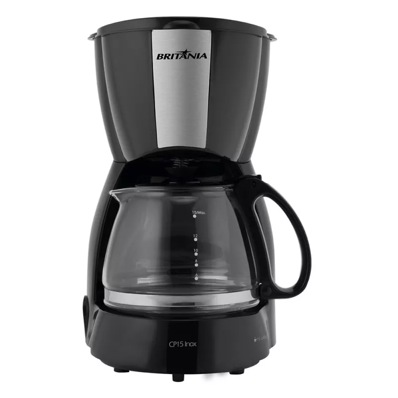 Cafeteira 15 Xícaras Cp15 Preta Britania