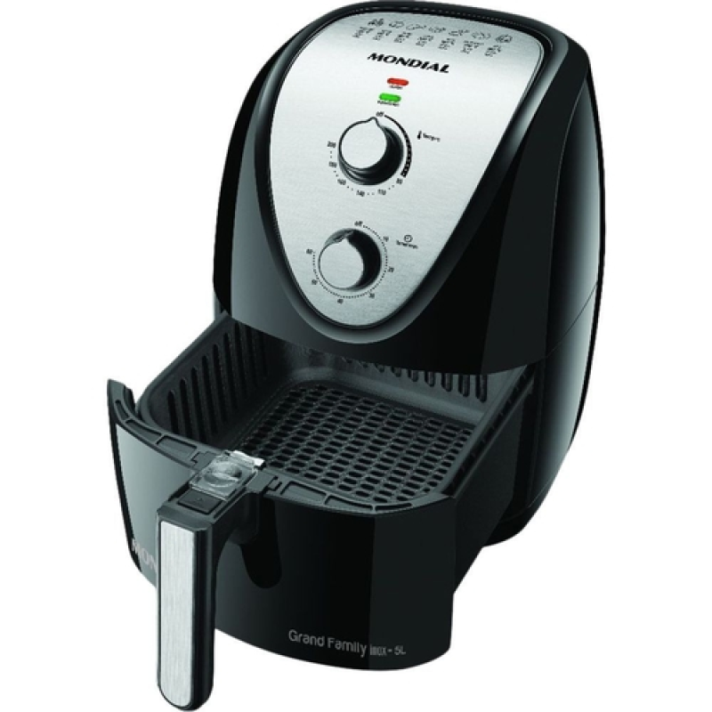 Fritadeira air fryer 1900w 5,0l grand family afn50bi preta