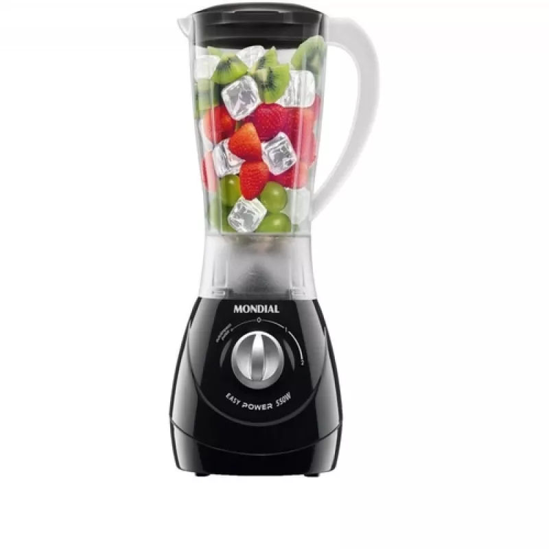 Liquidificador 02 Velocidades   550w L550 Preto Mondial