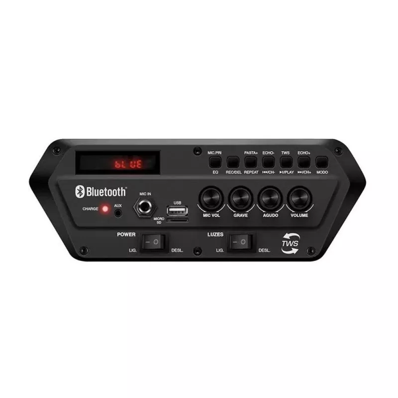 Caixa De Som  400w Com Bateria Cm400 Mondial