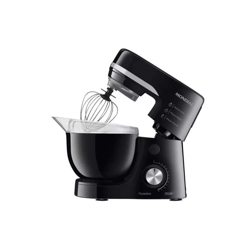 Batedeira 12 Velocidades 700w Planetaria Bp03b Preta Mondial