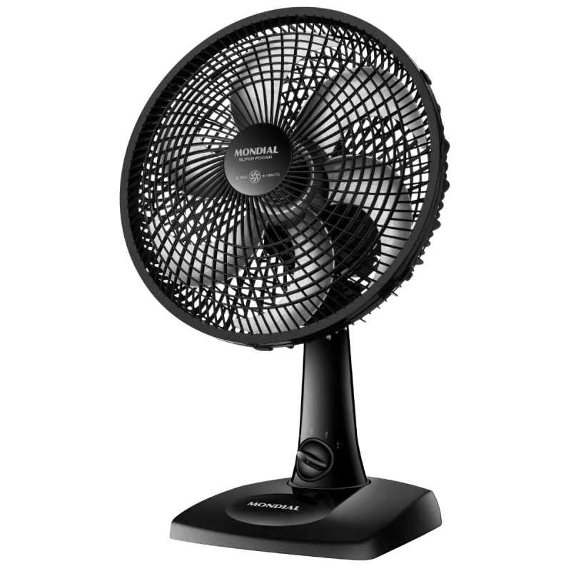 Ventilador mesa 30cm 60w super power vsp30b preto