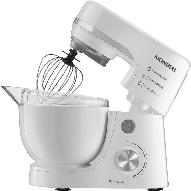 Batedeira 12 velocidades 700w planetaria bp03w branca