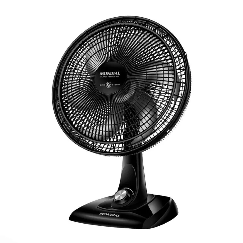 Ventilador Mesa 40cm 140w Super Power Vsp40b Preto Mondial