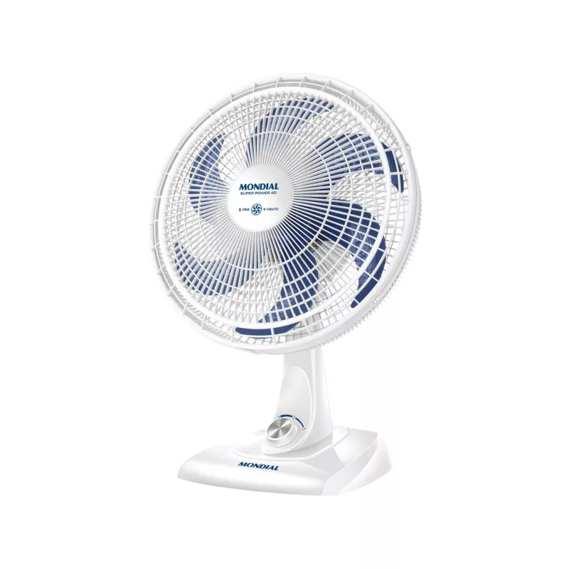 Ventilador Mesa 40cm 140w Super Power Vsp40w Branco Mondial