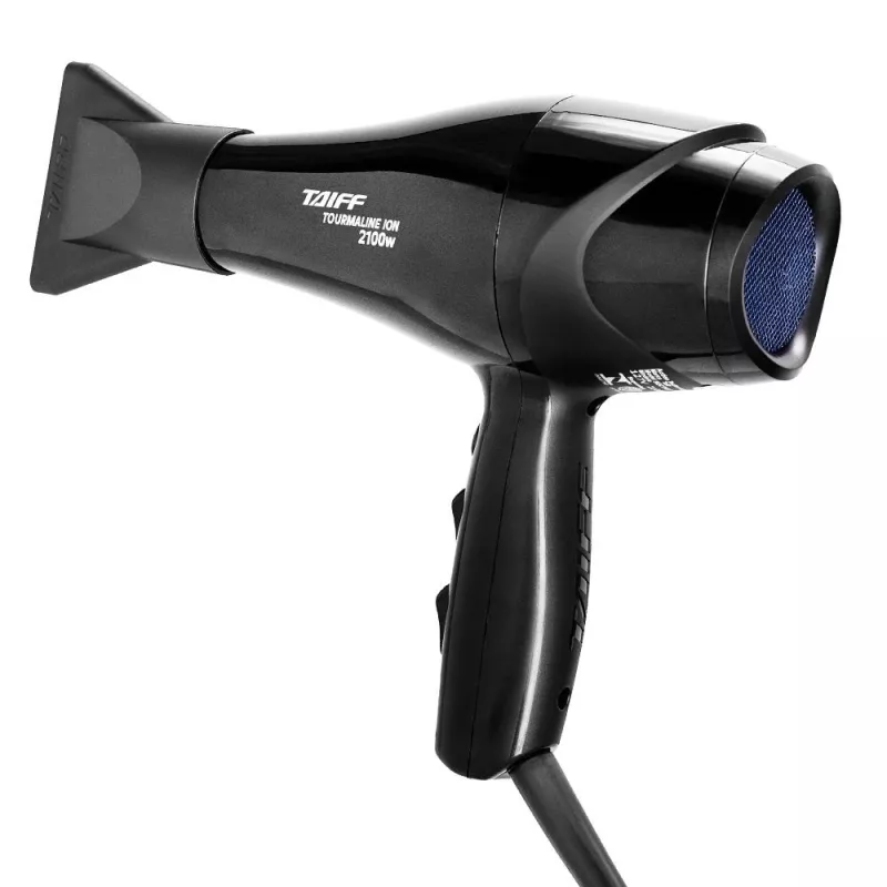 Secador De Cabelos 2100w Tourmaline íon Preto Taiff