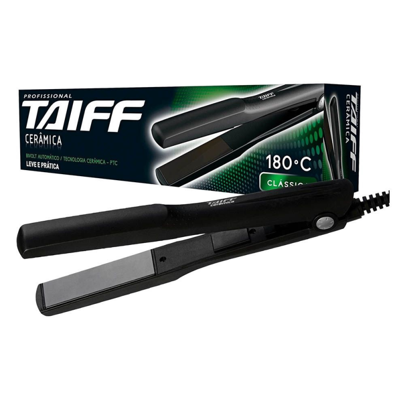 Chapinha Prancha Cabelos 180°c Cerâmica Taiff