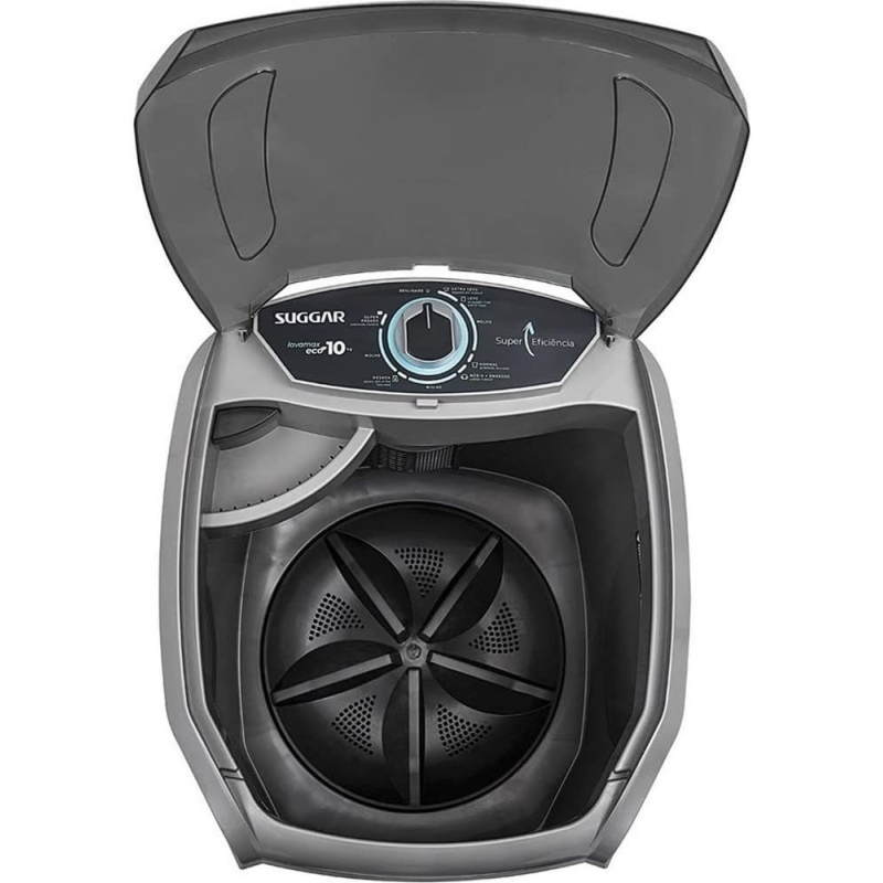 Lavadora de roupas tanquinho 10kg lx1022 cinza