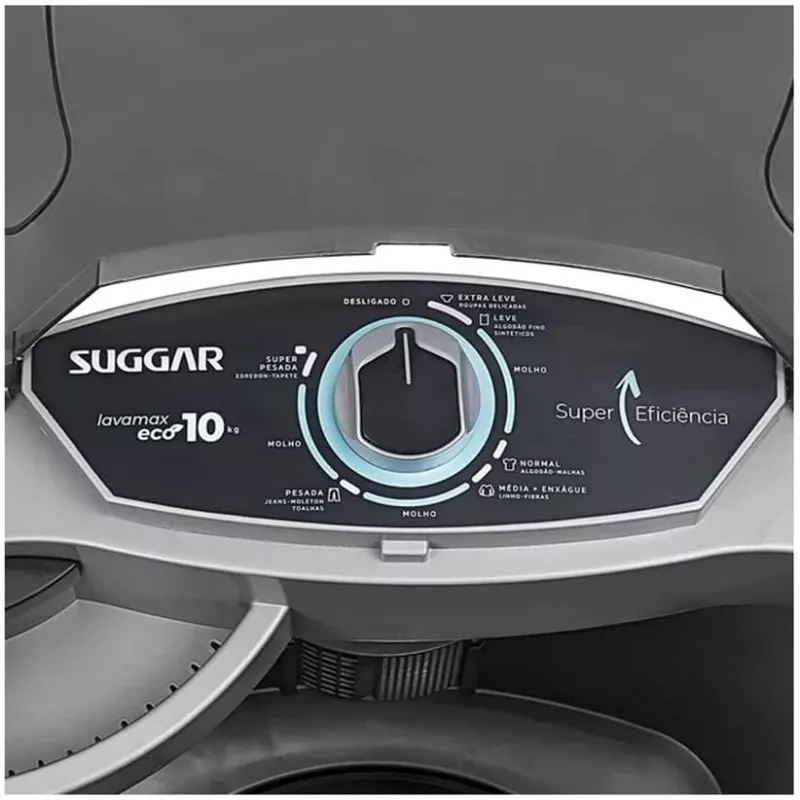 Lavadora De Roupas Tanquinho 10kg Lx1022 Cinza Suggar
