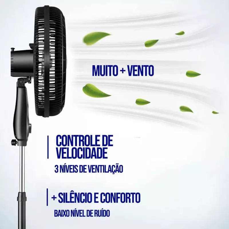 Ventilador Coluna 40cm 140w Vtx40c Preto Mondial