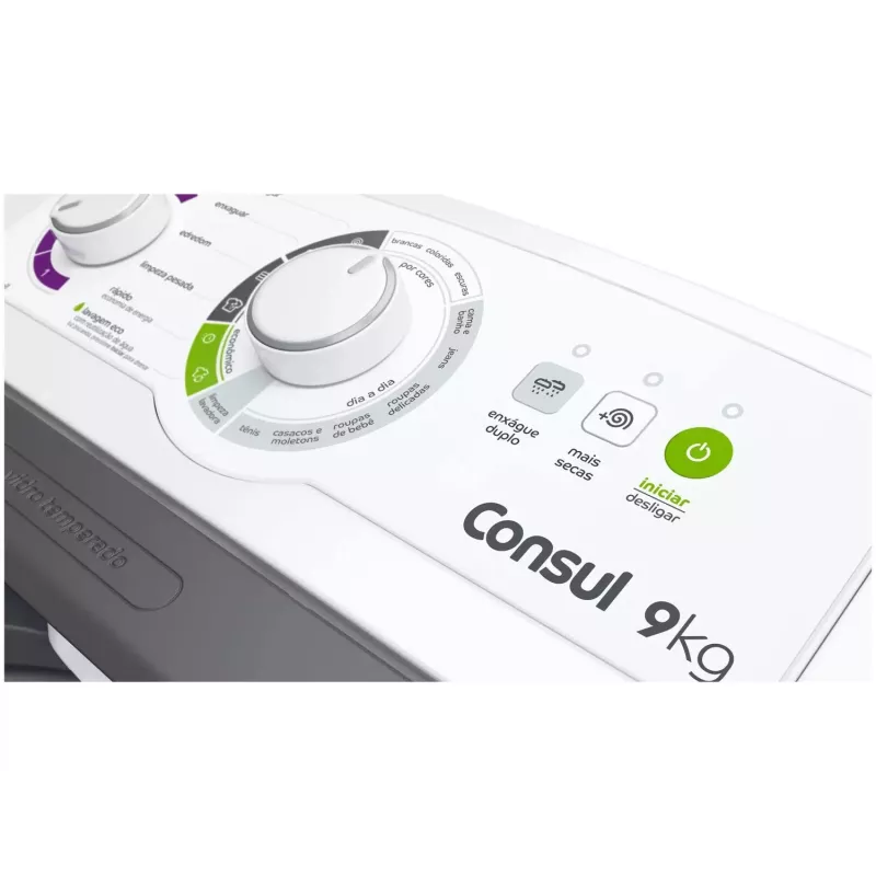 Máquina De Lavar Roupas 9kg Cwb09 Branca Consul