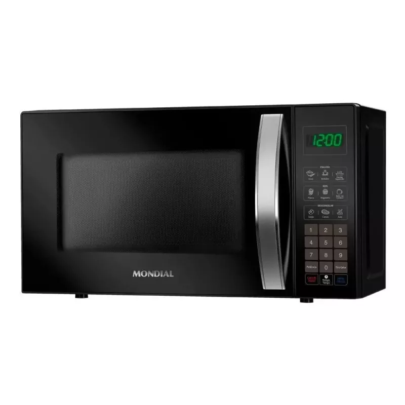 Microondas 21 litros 1200w mo0121b preto mondial Microondas 21 litros 1200w mo0121b preto mondial