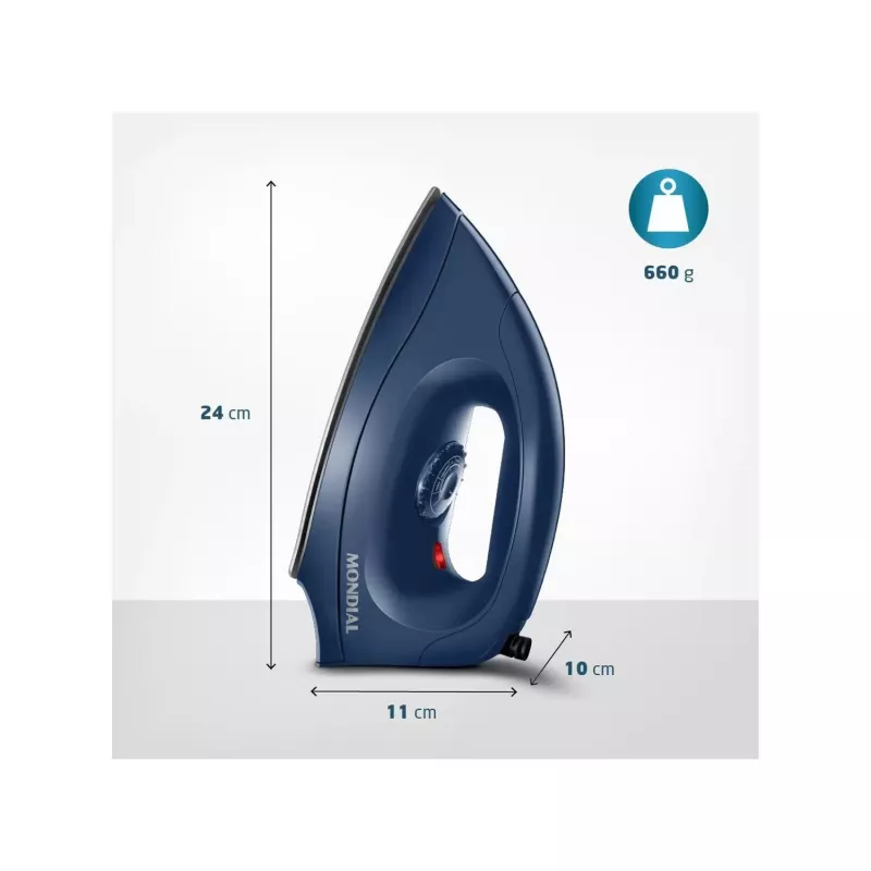 Ferro Seco Fsn55b Azul Mondial