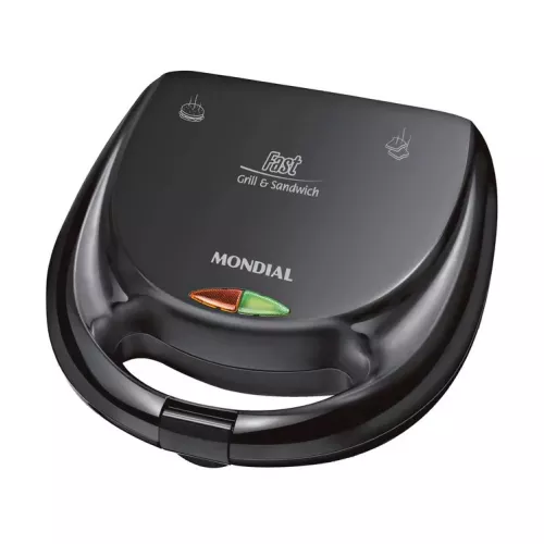 Sanduicheira 750w fast grill s12 preta