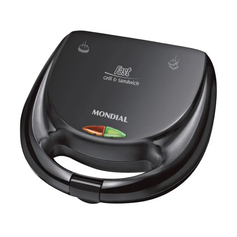 Sanduicheira 750w fast grill s12 preta