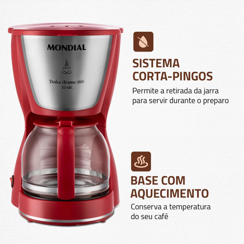 Cafeteira 32 xícaras c32xr