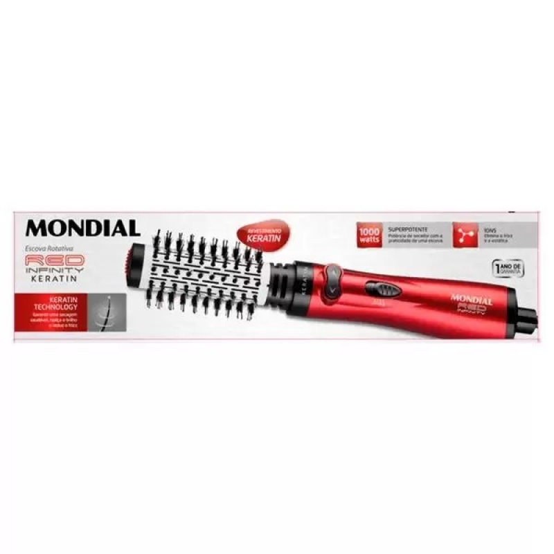 Escova Rotativa 1000w Vermelha Er11 Mondial
