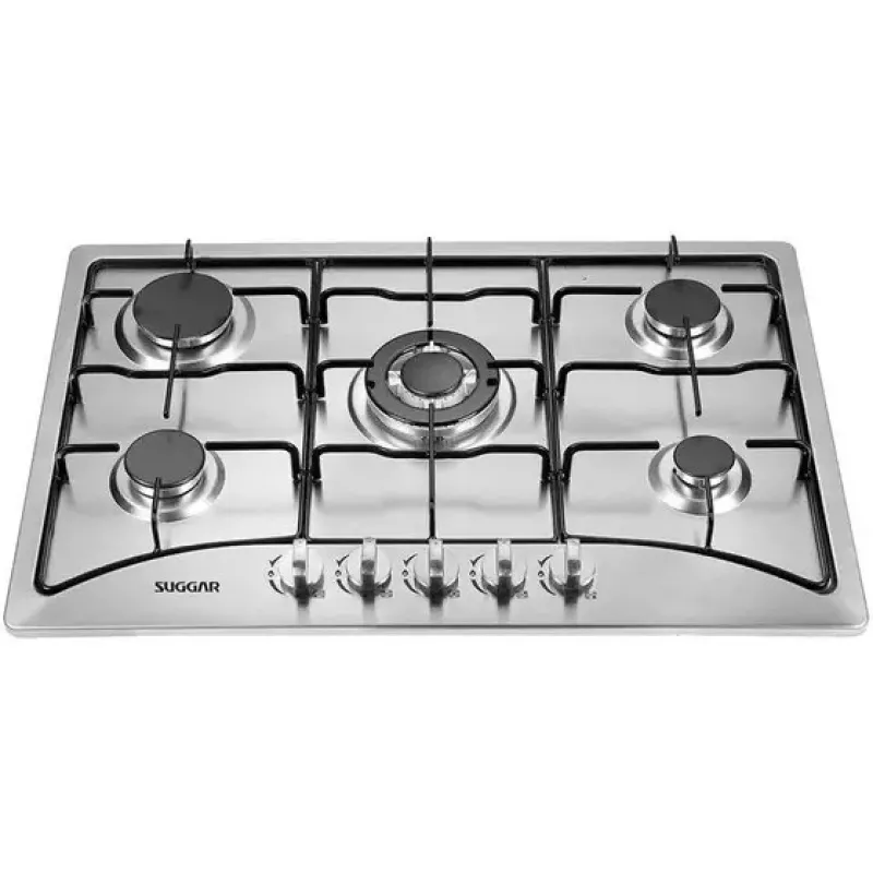 Cooktop 5 Bocas A Gás Inox Fg5135ix Tripla Chama Suggar