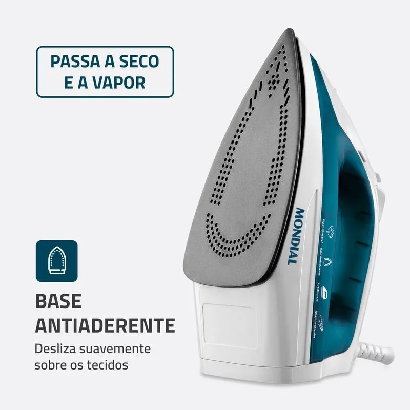 Ferro a vapor f32 azul