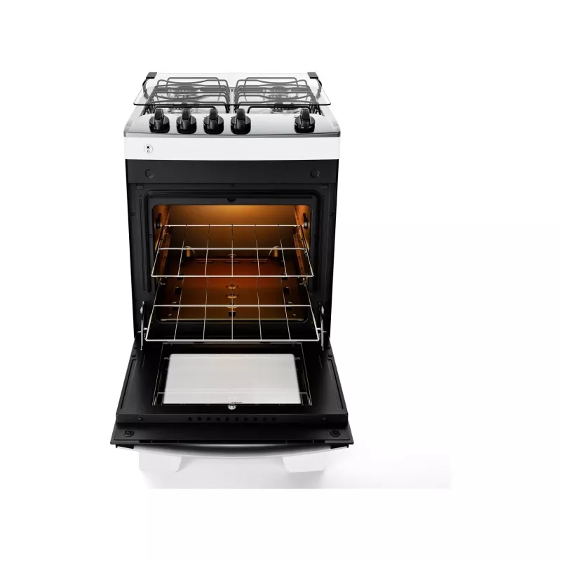 Fogão 4 Bocas Mesa Inox Agile Branco Atlas