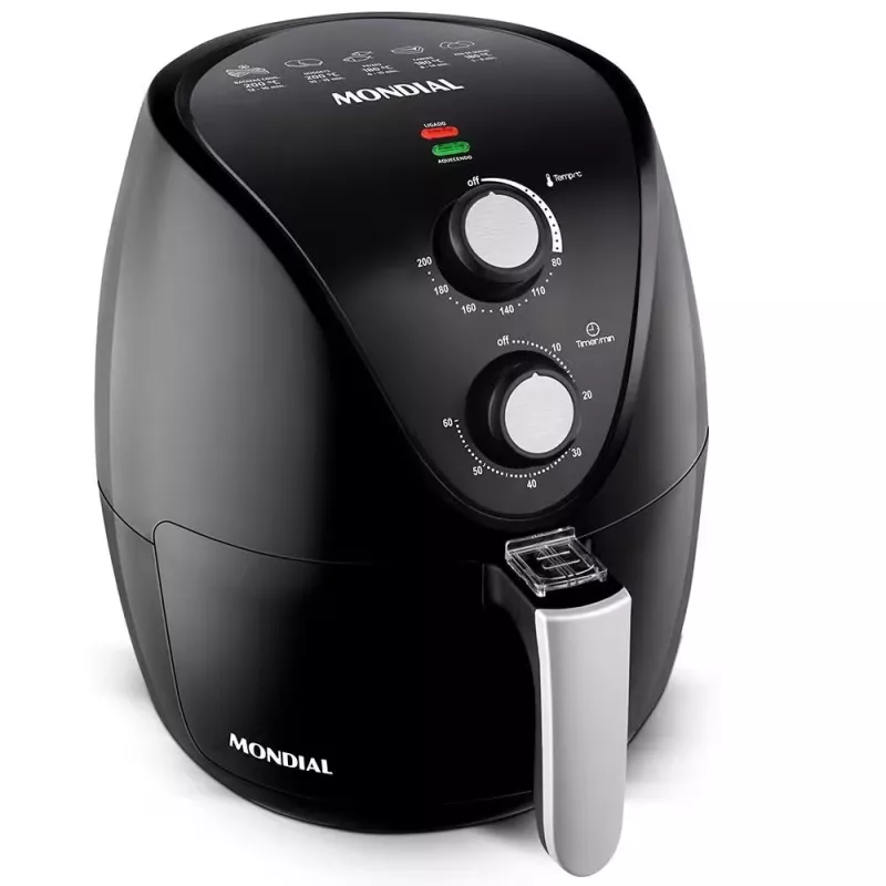Fritadeira air fryer 1500w 3,6l af36fb preta