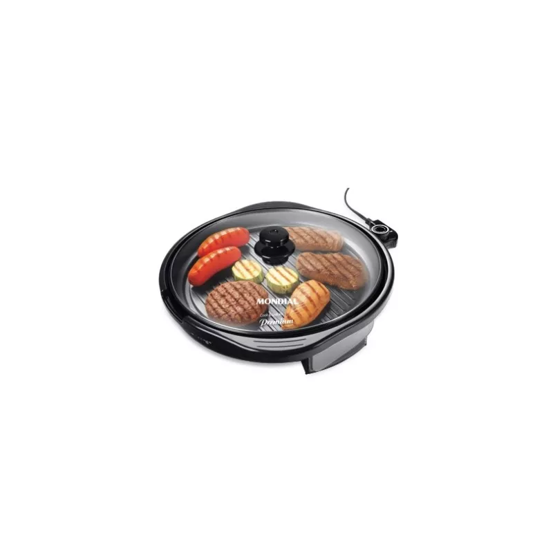 Grill 1200w cook & grill 40cm premium preto mondial