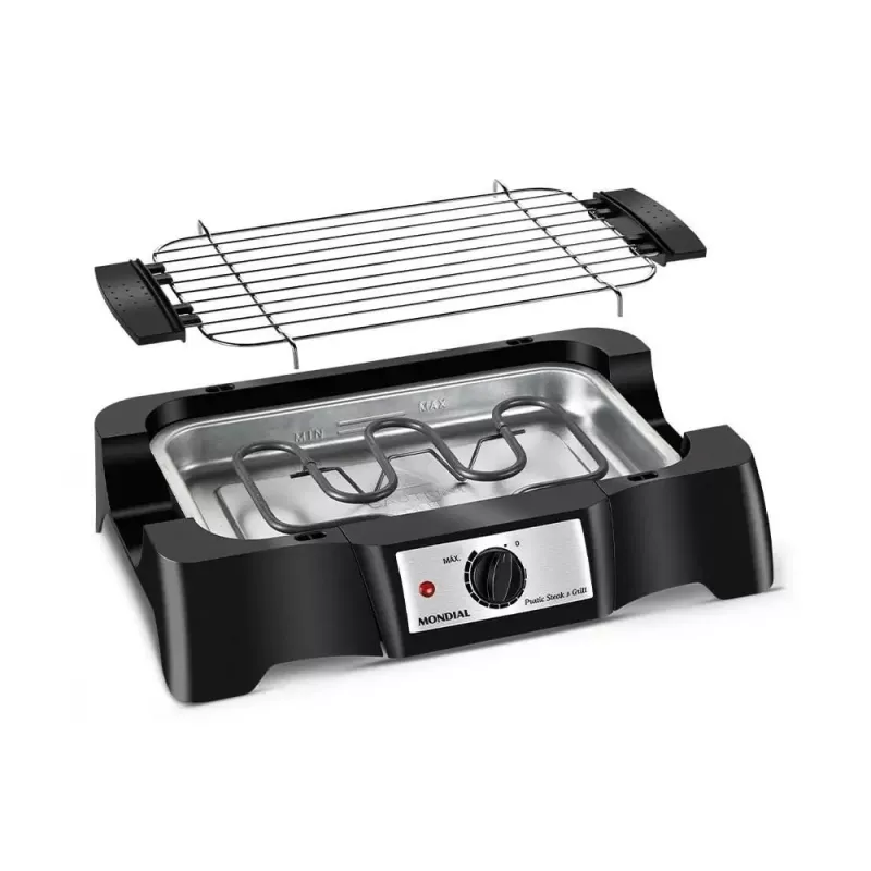 Churrasqueira Elétrica 1500w Ch07 Preta Mondial