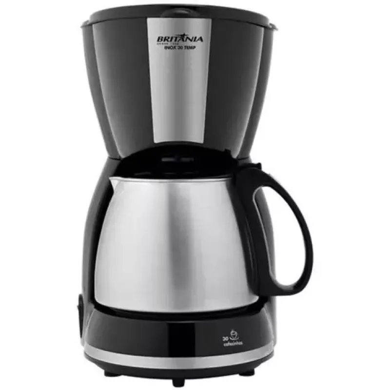 Cafeteira 30 Xícaras Jarra Inox 30temp Inox Britania