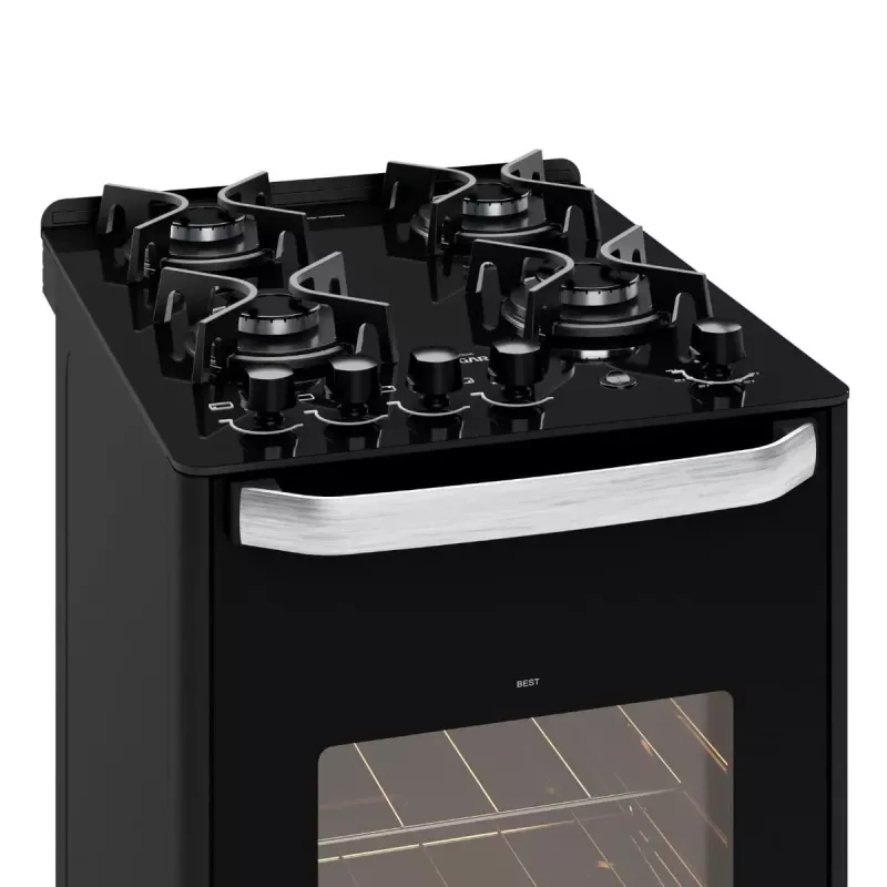 Fogão 4 Bocas Mesa Vidro Best Cook Fgvbg410 Preto Suggar