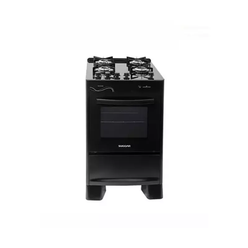 Fogão 4 Bocas Mesa Vidro Neo Fgvng410 Preto Suggar