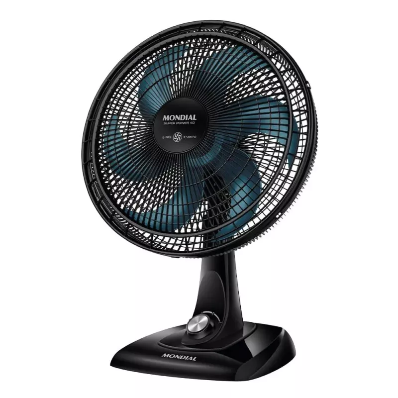 Ventilador Mesa 40cm 140w Super Power Vsp40ap Preto Mondial