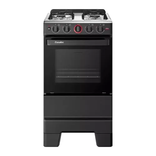 Fogão 4 Bocas Mesa Inox Ideal Super Preto Esmaltec