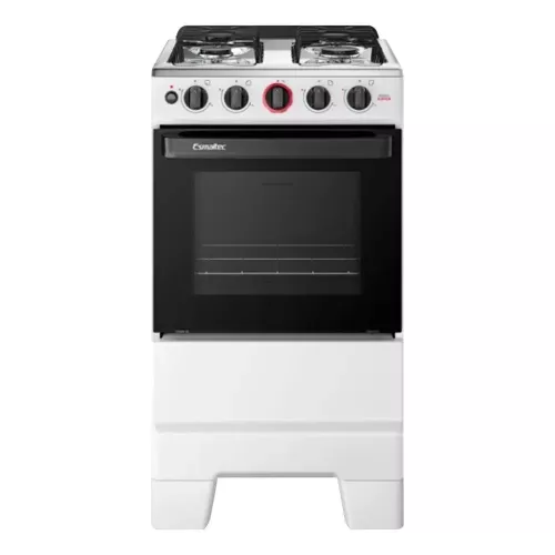 Fogão 4 Bocas Mesa Inox Ideal Super Branco Esmaltec