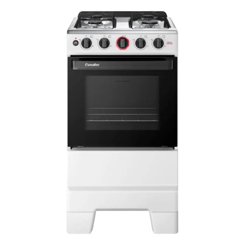 Fogão 4 bocas mesa inox ideal super branco