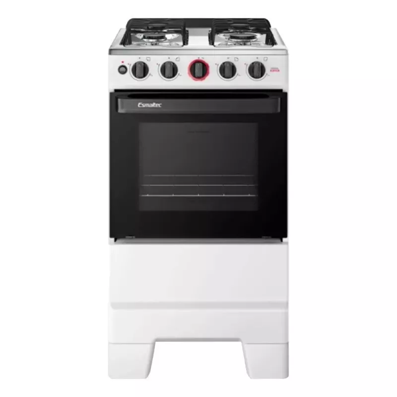 Fogão 4 Bocas Mesa Inox Ideal Super Branco Esmaltec