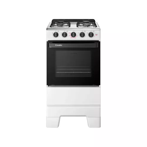 Fogão 4 Bocas Mesa Inox Ideal Pop Branco Esmaltec