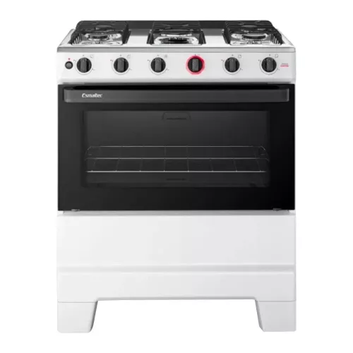 Fogão 5 Bocas Mesa Inox Ideal Super Branco Esmaltec