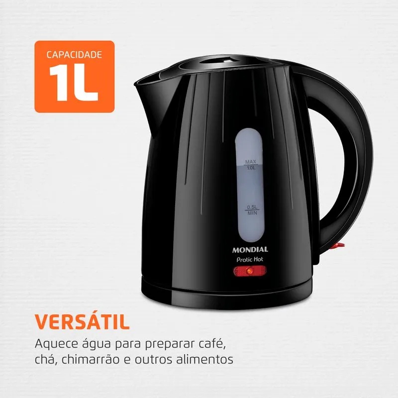 Chaleira elétrica mondial ce07