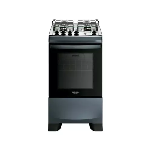 Fogão 4 Bocas Mesa Inox Supreme Titânio Dako