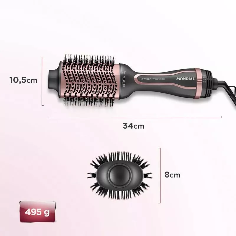 Escova secadora 1300w es05bi mondial