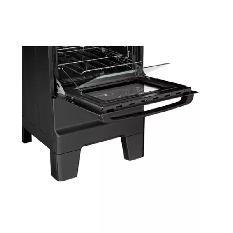 Fogão 0 bocas mesa inox ideal master preto esmaltec